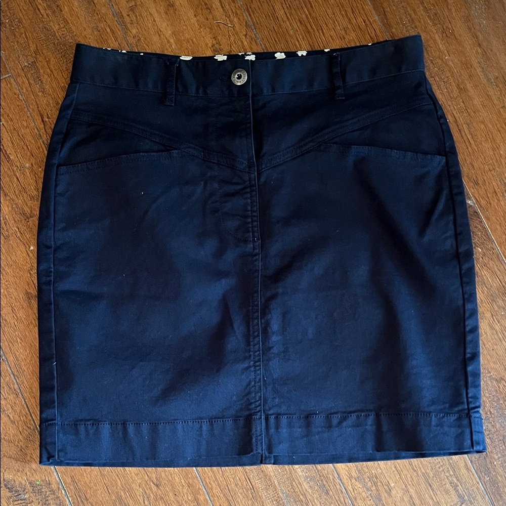 Brooks Brothers Dark Blue Skirt